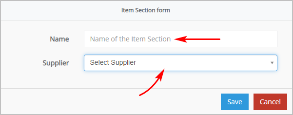 Adding a section