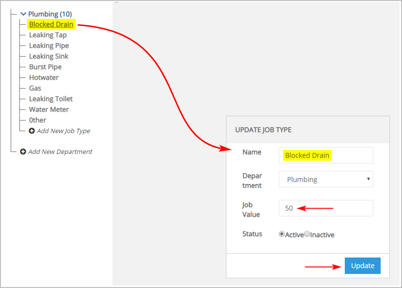 Updating revenue assumptions